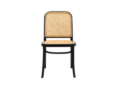 Ludvika Rattan Chair (Black & Natural)