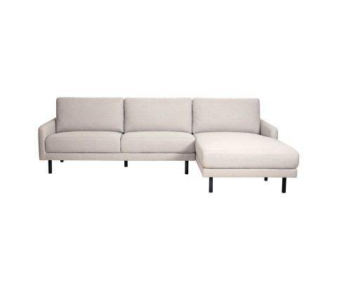 Finnland L-Shape Sofa Left Side Chaise (Beige)