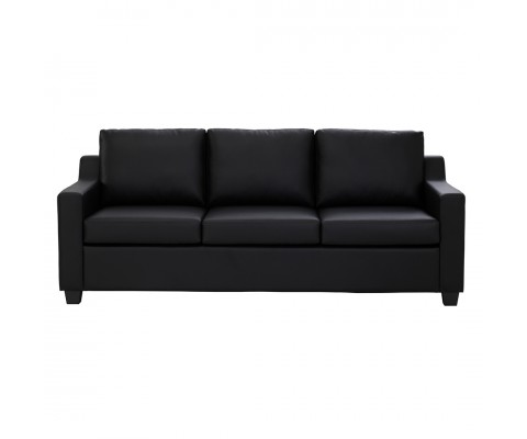 Baleno 3 Seater Sofa (Black)