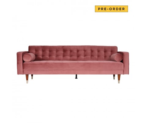 Ashleyy 3 Seater Sofa (Blushed Pink)