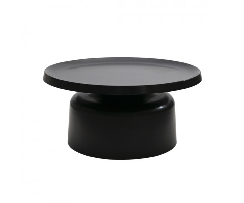 Astrid Ø74cm Coffee Table (Black)