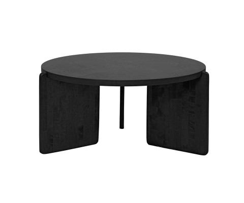 Ayra ø80cm Coffee Table (Black)