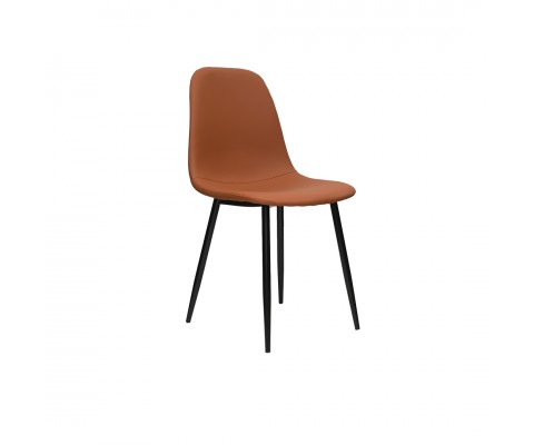Olva Chair (Brown PU Leather)