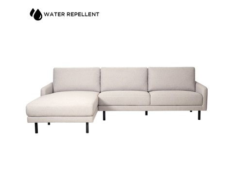Finnland L-Shape Sofa Right Side Chaise Beige (Water Repellent)