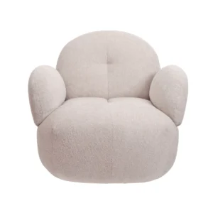 Iris Swivel Armchair (Beige)
