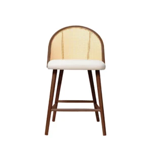 Fjan Rattan 65cm Counter Stool (Walnut)