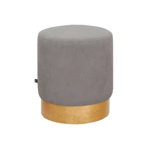 Houms Round Stool (Light Grey-Natural)