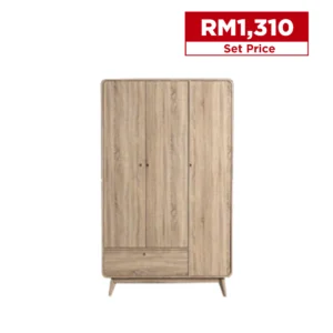 Gaylla 3 Doors Wardrobe