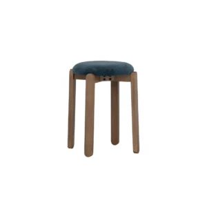 Opal Stool (Walnut | Green)