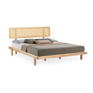 Ancient 6' Wooden Bed (Natural)