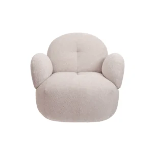 Iris Swivel Armchair (Beige)