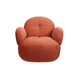 Iris Swivel Armchair (Orange)