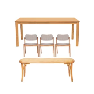 Japandi Harmony Dining Set