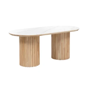 Muji 1.8M Dining Table (Sintered Stone | Natural)
