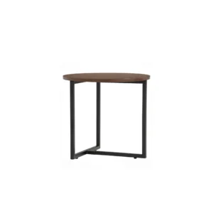Turner Round Side Table (Walnut)