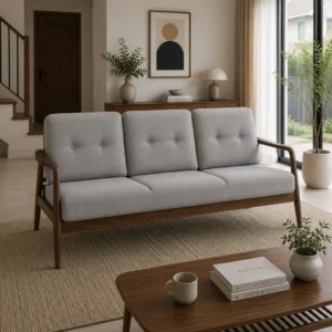 Figaro 3 Seater Sofa (Grey)