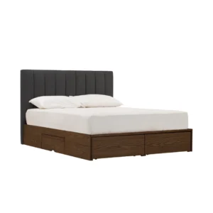 Mola Queen Bed Frame (Walnut)
