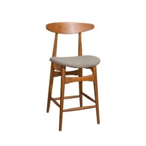 Flora 61CM Bar Stool (Walnut)