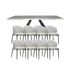 Monochromatic Simplicity Dining Set