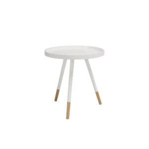 Innis Round Side Table (White)