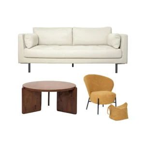 Monotone Minimalist Living Set