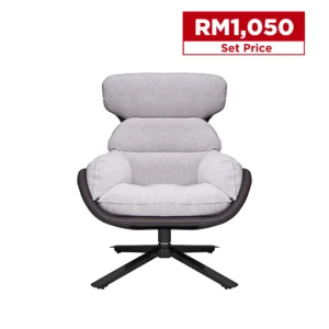 Emma Swivel Armchair (Grey)