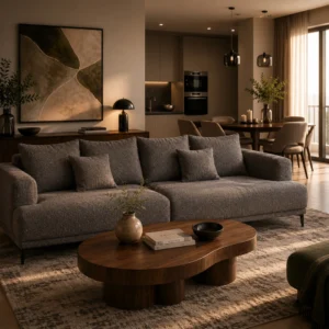 Sovand 4 Seater Sofa (Brown)