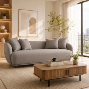Tiffany 3 Seater Sofa (Grey)