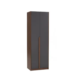 Mando 2 Doors Wardrobe (Black)
