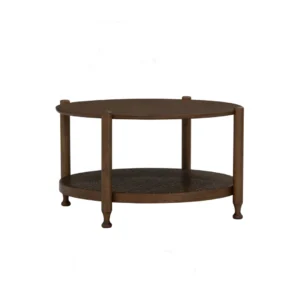 Willow Round Coffee Table (Walnut)