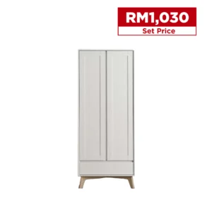 Baylla 2 Doors Wardrobe | Drawer