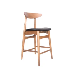 Flora 61CM Bar Stool | PU Leather