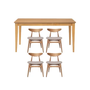 Scandinavian Contemporary Dining Set