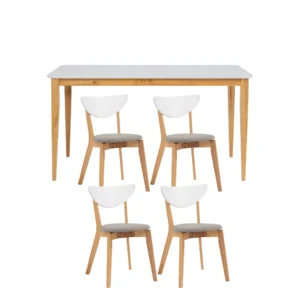 Scandinavian Minimalist Dining Set